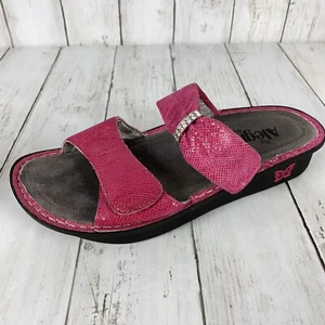 Alegria Karmen Sandalia Full Rocker para Mujer Talla 9 Piel Rosa 39 EU Snakeskin - Imagen 1 de 10