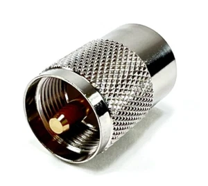1pc RF Coax Adapter UHF PL259 Male to Mini UHF Male Nickel Plated Gold Pin - Picture 1 of 7
