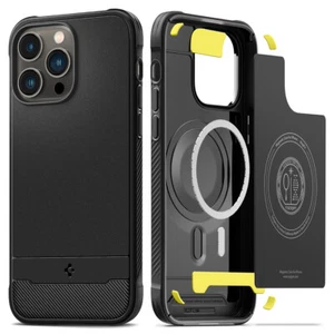 iPhone 14 Pro Max Case / 14 Pro / 14 / 14 Plus | Spigen [ Rugged Armor ] Mag Fit - Afbeelding 1 van 12