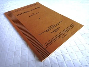 70 Exploring the Bible by Ernest G. Hoff 5th Edition 1940 - Imagen 1 de 5