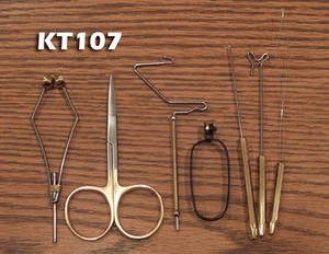 Fly Tying Starter Tool Kit - 7 Piece - KT107 - Picture 1 of 1