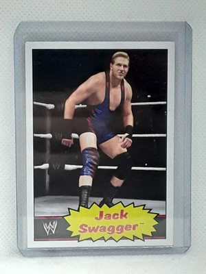 Jack Swagger 2012 Topps WWE Heritage Pro Wrestling - 1985 Design - #18 - - Image 1 of 2
