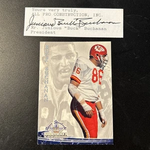 Buck Buchanan Kansas City Chiefs signed autographed Cut From Letter HOF - Picture 1 of 2