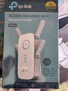 TP-Link AC2600 Dual Band Mesh Wi-Fi Range Extender, Wi-Fi Booster/Hotspot - Photo 1/3