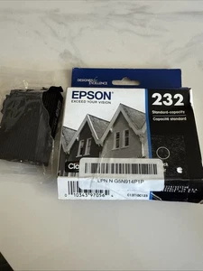 Original OEM Epson 232 schwarze Tintenpatrone (Exp: 07/2027) - VERSIEGELT - Bild 1 von 1