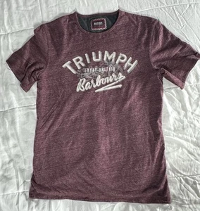Barbour International x Triumph Motorcycles Shirt Double Sided M Reversible - Picture 1 of 7