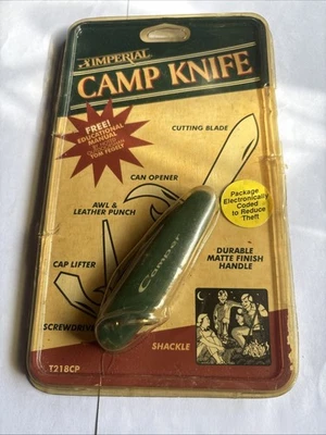 Винтажный 1993 Imperial карманный нож лагерь нераспечатанный - Изображение 1 из 4