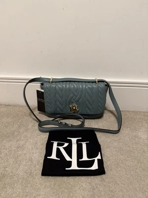 Lauren Ralph Lauren Women Quilted Nappa Leather Medium Sophee Bag Blue - Image 1 of 4