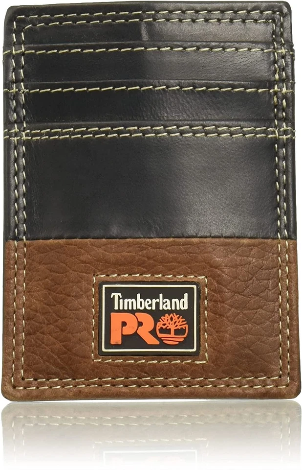 Timberland PRO Hombre Cuero Bolsillo Frontal Cartera con Clip para Dinero Accesorio Foto 1 de 1