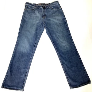 Urban Pipeline Jeans Herren 34x33 Blau Relaxed Bootcut Medium Wash Y2K - Bild 1 von 12