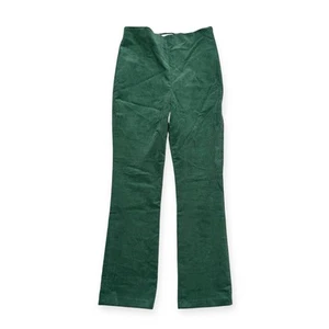 Tuckernuck Green Corduroy Ashford High Waisted Cropped Kick Hem Pants Size M NEW - Picture 1 of 7