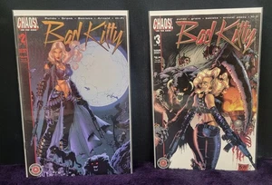2001 Chaos! Bad Kitty #2 & #3 - Picture 1 of 3