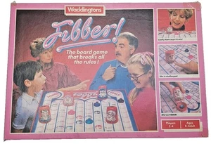 Waddingtons Fibber 1985 Vintage Dice Board Game Family Retro Complete VG - Picture 1 of 4