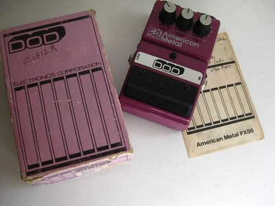 Pedal efecto distorsión de metal americano vintage DOD FX56 EE. UU. Foto 1 de 4