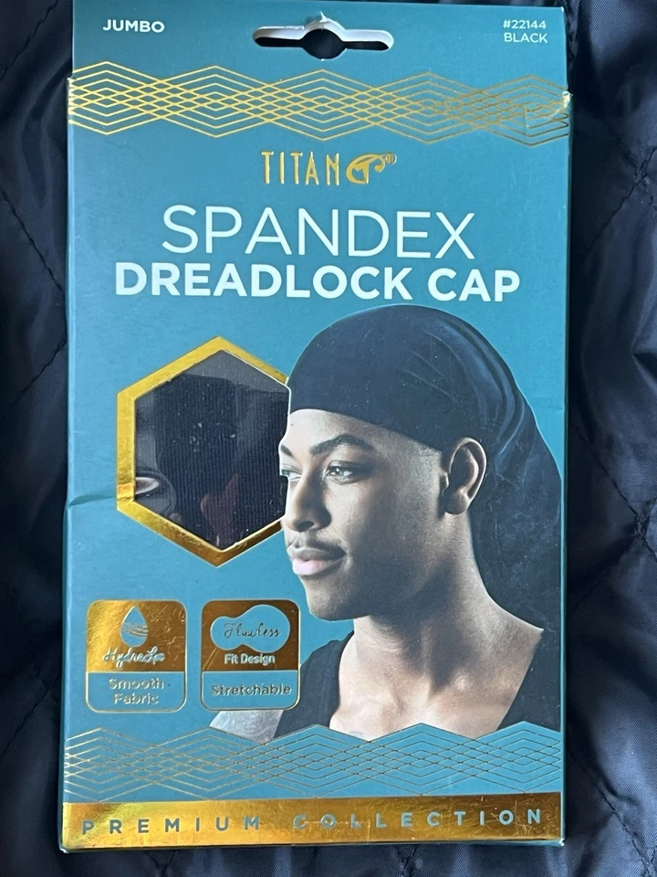 Gorra Titan Classic Jumbo Spandex Dreadlock negra #22144 Foto 1 de 3