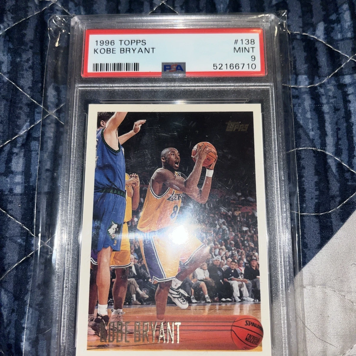 Topps Kobe Bryant 9 Graded Basketball Sports Trading Cards