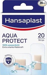 Hansaplast Aqua Protect Pflaster 20er Wasserfeste Wundpflaster für Dusche & Bad - Bild 1 von 6