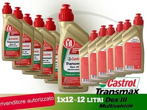Aceite Castrol Transmax Dex III Multivehicle Para Divisas Automático 12L - Imagen 1 de 1