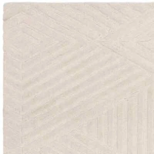 Ivory Hand Tufted Rug | Living Room Rug | Woolen Carpet | Custom Tufted rug - Picture 1 of 4