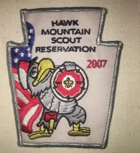 Hawk Mountain Scout Reservation 2007 Patch - Boy Scouts - Pennsylvania  - Picture 1 of 2