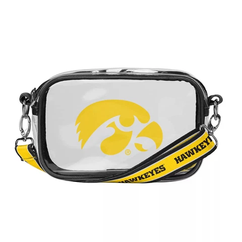 FOCO NCAA Clear Crossbody Bag (Assorted Colors) Cover