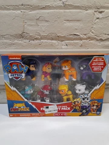 PAW PATROL & CAT PACK 8 FIGURE GIFT PACK. BRAND NEW SEALED. TARGET EXCLUSIVE Cover