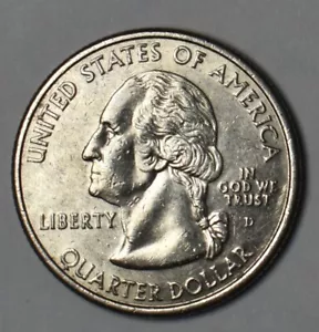 2006 D North Dakota State Quarter 25 Cent Coin Rare Error Blem - Picture 1 of 24