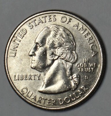 2006 D South Dakota State Quarter 25 Cent Coin Rare Error Blem Collar Break - Image 1 of 4