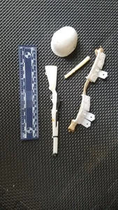 GI JOE HASBRO MARINE ARMEE ODER MP WEISS M-1 GEWEHRSTOCK WEISSER HELM GÜRTEL - Bild 1 von 2