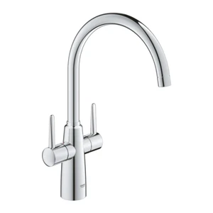 GROHE 30189000 Ambi Monobloc Two Handle Kitchen Sink Mixer Tap - Chrome - Picture 1 of 1