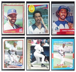 HAROLD BAINES LOT OF 6 BASEBALL CARDS MLB CHICAGO WHITE SOX TOPPS - Picture 1 of 14