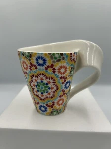 Villeroy & Boch New Wave Caffe Coffee Mug Frarida Arabia Geometric Boho Colour - Picture 1 of 11