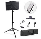 Brand New T-sign Sheet Music Stand, portable and adjustable, for desktop & floor