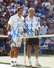 Réimpression photo dédicacée Pete Sampras Andre Agassi 2002 signée 8x10