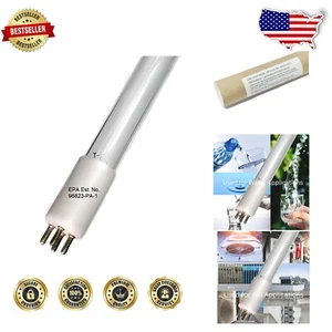 33-Inch Energy Efficient Tubular UV Bulb for Aquarium Purification Systems - Picture 1 of 8