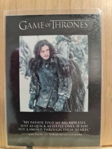 Game of Thrones🏆2014 Rittenhouse #Q29 Quotations Card 🏆FREE POST - Picture 1 of 2