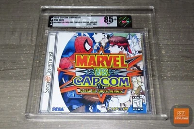 VGA GOLD 85+ - Marvel vs. Capcom: Clash of Super Heroes Sega Dreamcast 1999 NEW! - Image 1 of 4