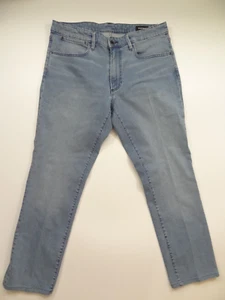 Pantalones de mezclilla Bonobos azules a medida para hombre 35x28 (etiqueta 35x30) lavado claro preppy - Imagen 1 de 12