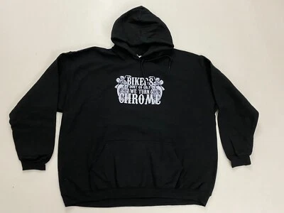 Sudaderas con capucha negras manga larga We Turn grises Bikers Don't Go talla 4XL  Foto 1 de 4