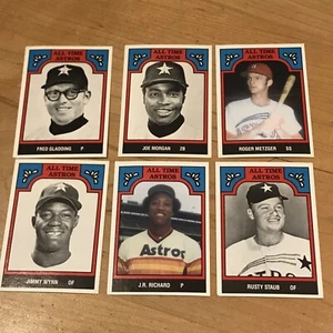 1986 TCMA Houston Astros 🔥6 card Lot All Time Greats - Picture 1 of 5
