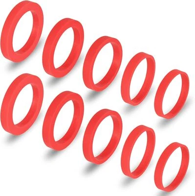 Silicone Rolling Pin Rings For Dough Thickness 10 Pieces Set Silicon Guide Rin - Image 1 of 4