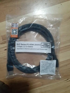 FE HDMI 28 AWG 7 FEET CORD BJC SERIES - Picture 1 of 2
