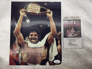Leon Spinks Signed 10”x8” Photograph - JSA Certified NABF Autograph