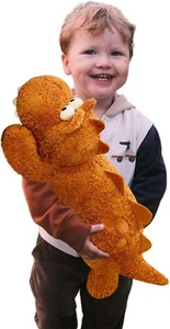 Juguete de peluche de dinosaurio, dinosaurios gigantes lindos juguetes suaves muñeca, dinosaurio grande - Imagen 1 de 8