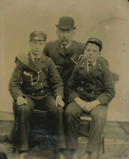 1880 rare tintype photograph TWO boy seamen young naval cadets rudyard horton