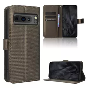 For Google Pixel 8 Pro Diamond Texture Leather Phone Case Cover Shell Notch - Picture 1 of 1