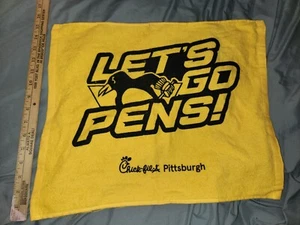 PITTSBURGH PENGUINS Lets Go Stifte Gold Rallye Handtuch 15"x18" Küken-fil-a Pittsburgh - Bild 1 von 13