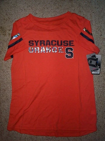 ($25) Syracuse Orange Orangemen ncaa Jersey Shirt Youth *GIRLS* (xl) Cover