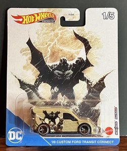 HOT WHEELS '09 Custom Ford Transit Connect Pop Culture Batman Premium HCN84 2022 - Picture 1 of 4