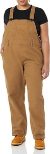 Dickies Women's Denim Bib Overall, RELAXED FIT, STRAIGHT LEG (22 REG) - Picture 1 of 4